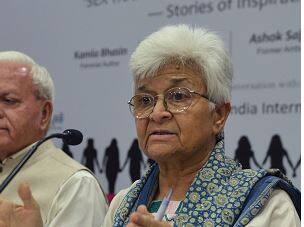 Feminist icon Kamla Bhasin passes away demise news shared Twitter activist Kavita Srivastava Women's Rights Activist Kamla Bhasin Passes Away At 75 Due To Cancer