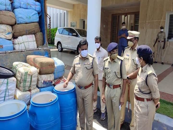 Andhra Pradesh: Police Seize Rs 2 Crore Worth Ganja Amid Ruling YSRCP Facing Backlash From Opposition Andhra Pradesh: Police Seize Rs 2 Crore Worth Ganja Amid Ruling YSRCP Facing Backlash From Opposition
