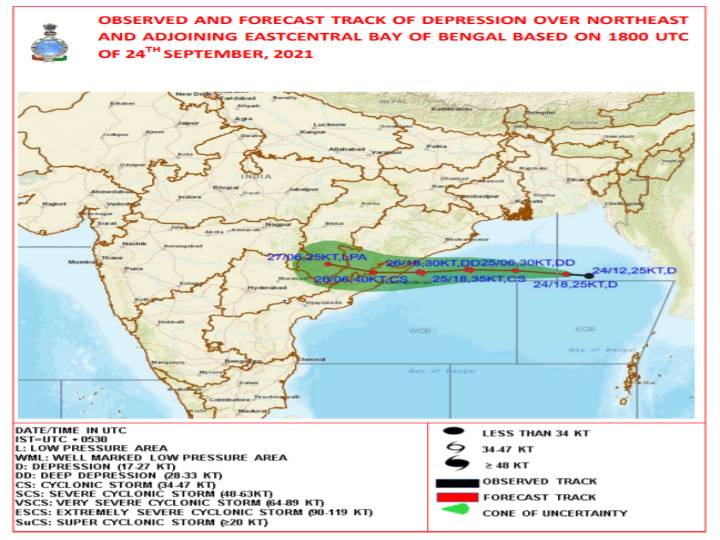 Cyclone Gulab Warning: வங்கக்கடலில் உருவாகிறது குலாப் புயல்.. நாளை கரையைக் கடக்கும் என அறிவிப்பு!