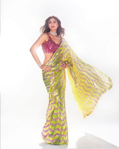 Shilpa shetty Saree Photos: శారీ క్వీన్ శిల్పాశెట్టి.. చీరకే అందం తెచ్చిన సాగరకన్య