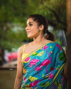 Rashmi Gautam Photos: నీలి రంగు చీరలోన సందమామ నీవే జాణ..రష్మీ లేటెస్ట్ ఫొటోస్