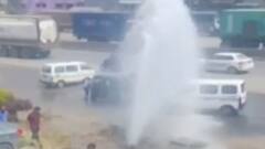 વલસાડઃ વાપી નગરપાલિકાની પાણીની પાઈપલાઈનમાં થયું ભંગાણ, પાણીનો મોટા પ્રમાણમાં વેડફાટ