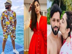 साइकलिंग, स्कूबा डाइविंग और समंदर किनारे चिल... मालदीव में खूब एन्जॉय कर रहे हैं Rahul Vaidya और Disha Parmar, देखें तस्वीरें