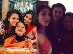 In Pics: Kajol और Tanisha Mukherjee ने मां Tanuja के बर्थडे पर रखा सरप्राइज प्लान, देखें सेलिब्रेशन की खास तस्वीरें