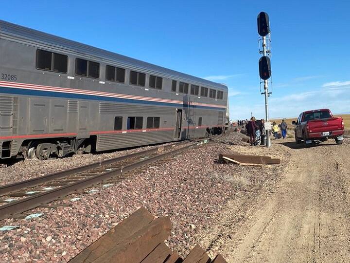 US Train Accident: Three killed, several injured in Montana train crash US Train Accident: ਅਮਰੀਕਾ ਦੇ ਮੋਂਟਾਨਾ 'ਚ ਵੱਡਾ ਰੇਲ ਹਾਦਸਾ, ਤਿੰਨ ਲੋਕਾਂ ਦੀ ਮੌਤ, ਕਈ ਲੋਕਾਂ ਨੂੰ ਜ਼ਖਮੀ ਹੋਣ ਦੀ ਖ਼ਬਰ 