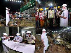 PM Narendra Modi Conducts First-Hand Inspection Of New Parliament Building's Construction Status - See Pics