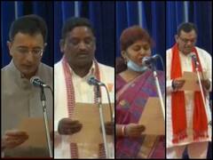 Yogi Cabinet में शामिल हुए हुए 7 मंत्री, इन चेहरों ने ली शपथ | UP Cabinet Expansion