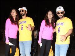 PICS: Rahul Vaidya & Disha Parmar Return To Mumbai After Enjoying Dreamy Vacation In Maldives