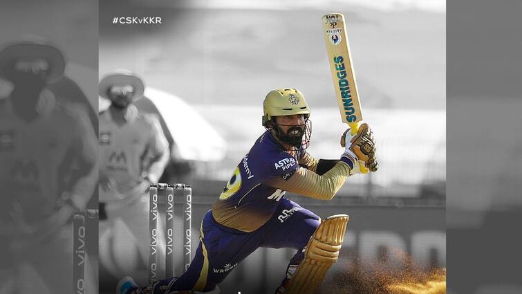 IPL 2021 Phase 2: KKR given target of 172 runs against CSK in Match 38 at Shiekh Zayed Stadium CSK vs KKR, 1 Innings Highlight: স্লগ ওভারে কার্তিকের ঝোড়ো ব্য়াটিং, বোর্ডে ১৭১ তুলে নিল নাইটরা