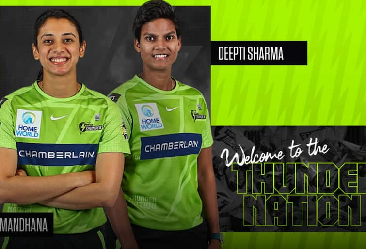 WBBL: Smriti Mandhana & Deepti Sharma To Play For Sydney Thunders In Women's Big Bash League WBBL: Smriti Mandhana & Deepti Sharma To Play For Sydney Thunders In Women's Big Bash League