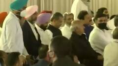 Punjab: Oath taking ceremony begins with Brahm Mohindra