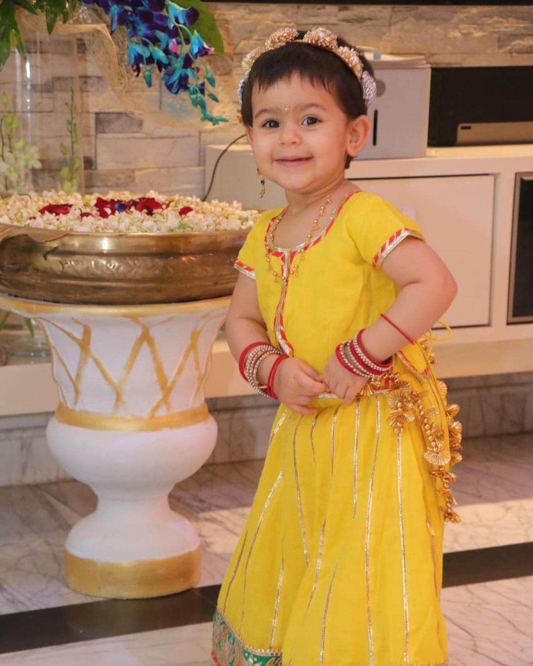 Mehndi dress 2024 for baby girl