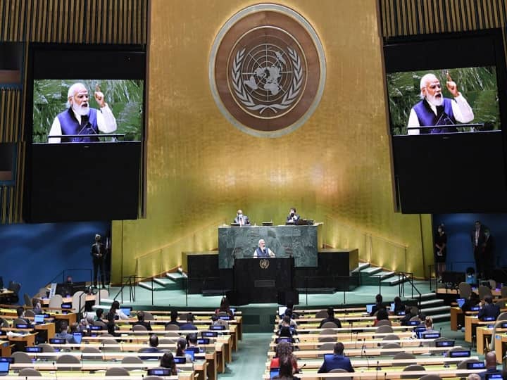 UNGA Speech: पीएम मोदी ने बिना नाम लिए पाकिस्तान और चीन पर बोला हमला, आतंकवाद पर दुनिया को चेताया