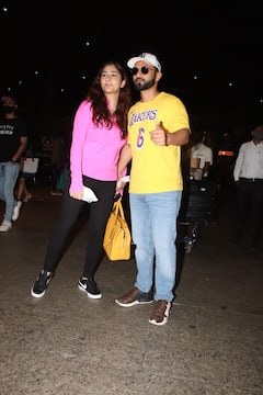 PICS: Rahul Vaidya & Disha Parmar Return To Mumbai After Enjoying Dreamy Vacation In Maldives