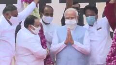 અમેરિકા પ્રવાસથી પરત ફર્યાં PM મોદી, એરપોર્ટ પર જેપી નડ્ડાએ કર્યું ભવ્ય સ્વાગત કહ્યું, 'દુનિયાની નજરમાં ભારતની તસવીર બદલાય ગઇ'