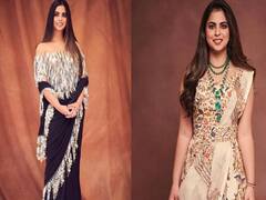 Isha Ambani Saree Look: Isha Ambani की यूनिक साड़ी ड्रेपिंग स्टाइल, इस अंदाज में साड़ी बांधकर दिखेंगे खास