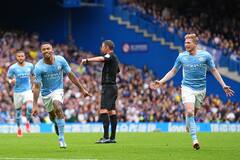 EPL: Man City Defeat Chelsea 0-1 While Villa Stop Manchester United Away From Home, Saturday Football In PICS