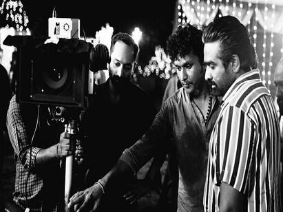 kamalhaasans vikram movie shooting spot still goes viral Vikram | ஒருபக்கம் விஜய் சேதுபதி.. மறுபக்கம் பஹத்.. இதுதான் மாஸ்... வைரல் போட்டோ!