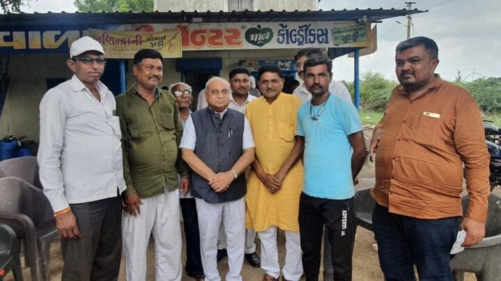 નીતિન પટેલે ટ્વીટ કરેલી તસવીર.