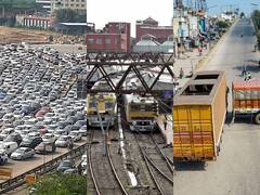 Farmers Bharat Bandh: किसानों ने कई जगहों पर नेशनल हाईवे जाम किया, रेलवे लाइन पर बैठे, देखें तस्वीरें