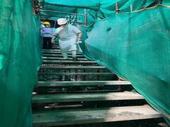 புதிய நாடாளுமன்றக் கட்டடப்பணிகள்.. நாடு திரும்பியதும் பார்வையிடச்சென்ற பிரதமர் மோடி..