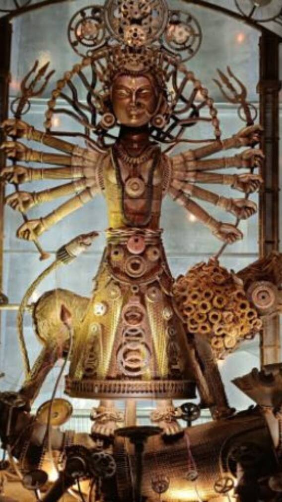 থিম কুহেলিকা, সাজছে আলিপুর ৭৮ পল্লির দুর্গা মণ্ডপ