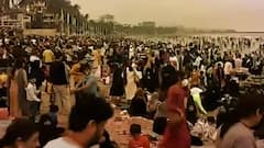Mumbaikars flout COVID-19 guidelines as they throng Juhu and Chowpatty beaches