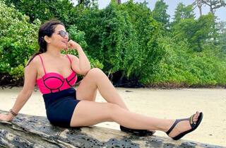 DD divyadarshini posts pictures from andaman on world tourism day ‛தவறு ஆடையில் இல்லை..அதைப் பார்க்கும் கண்ணில் தான்...’ பிகினி உடையில் ‛டிடி’ பிலாசபி!