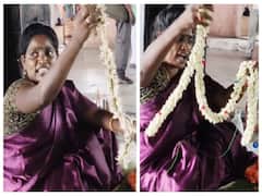 கை நிறைய மல்லிகைப்பூ... பஸ் ஸ்டாண்டில் கூவி கூவி அழைத்த சாதனா... குவிந்த ஆண்கள் கூட்டம்!