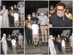 In Pics: तलाक के बाद Aamir Khan और Kiran Rao बेटे Azad संग लंच डेट पर दिखा बेहद खुश, देखिए खूबसूरत अंदाज