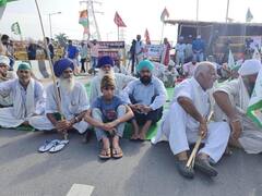 Bharat Bandh: संयुक्त किसान मोर्चा ने NH-9 पर लगाया जाम, आंदोलन उग्र करने की चेतावनी