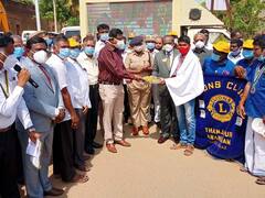 குழந்தை பாரதிக்கு மருத்துவ சிகிச்சைக்காக நிதி திரட்டும் பேரணி - தஞ்சை ஆட்சியர் தொடங்கி வைத்தார்