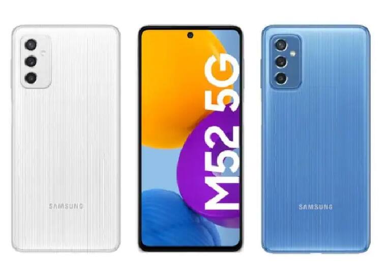 Samsung Galaxy M52 5G With 120Hz Display, Triple Rear Cameras Launched in India know Price Specifications Samsung Galaxy M52 5G: ১২০ হার্টজের ডিসপ্লে-চমকে দেওয়ার মতো স্পেকস, ভারতে এল Samsung Galaxy M52 5G