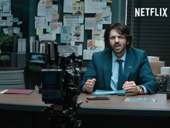 Kartik Aaryan Releases Dramatic 'Mood Promo' Of 'Dhamaka' Kartik Aaryan Releases Dramatic 'Mood Promo' Of 'Dhamaka'