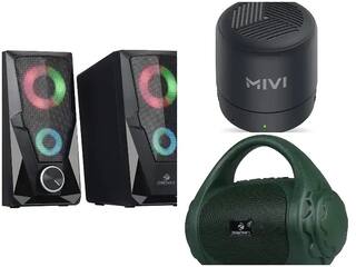 Amazon Great Indian Festival Sale: 1000 पेक्षा कमी किंमतीत क्वालिटी ब्लूटूथ स्पीकर, ऑनलाइन सेलमध्ये स्पीकरवर मोठी सवलत