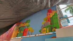 Durga Puja 2021 : পুজোর আগে বদলে যাওয়া শহরচিত্র এবার সল্টলেকের এই পুজোর মণ্ডপসজ্জায়