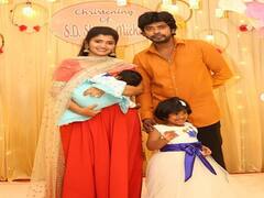 குறும்பா… என் உலகே நீதான் டா....  பிக்பாஸ் சாண்டி மாஸ்டரின் 2வது குழந்தையின் படங்கள்!