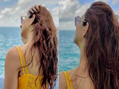 Disha Parmar ने दिखाई मालदीव की टैनिंग, Rahul Vaidya संग शेयर की हनीमून की तस्वीर