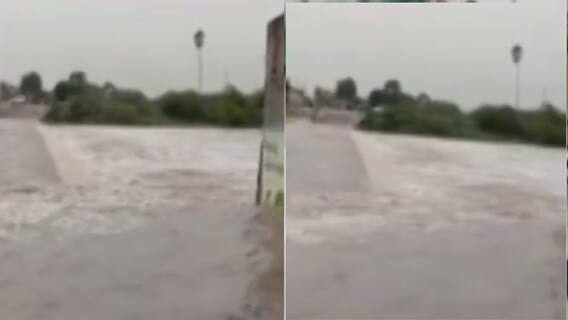 રાજકોટ: આજી ડેમમાં નવા નીરની આવક, પાણી પ્રવાહથી છલકાયો ડેમ