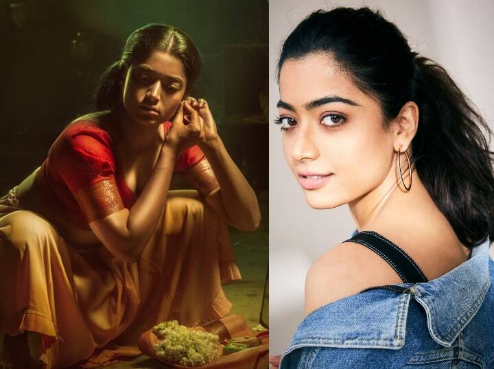 rashmika mandanna's 'Srivalli' look viral from film 'pushpa' फिल्म 'पुष्पा' से एक्ट्रेस Rashmika Mandanna का लुक हुआ वायरल, श्रीवल्ली के किरदार में आएंगी नजर