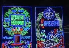 Durga Puja Special: আলোকসজ্জায় দুয়ারে সরকার, স্বাস্থ্যসাথী