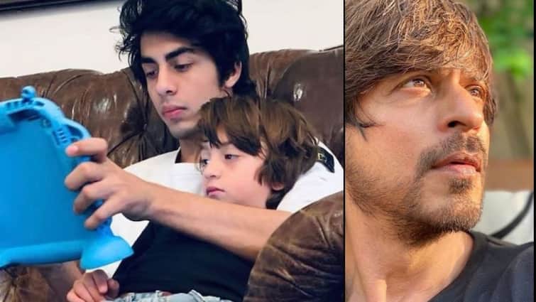 Shah Rukh Khan Reactions on brothers Aryan AbRam bond over video games SRK On Aryan AbRam Bond: ভিডিও গেমে মজে আরিয়ান-আব্রাম, গৌরি খানের ছবিতে আবেগঘন কমেন্ট কিং খানের