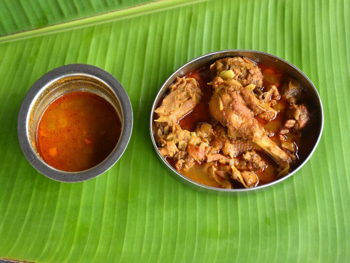 கோழி குழம்பு, மீன் மண்டை, குடல் வறுவல் -  மதுரையை கலக்கும் செக்போஸ்ட் உணவகம்...!