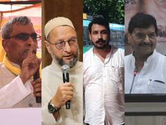 UP Election 2022: शिवपाल यादव के घर असदुद्दीन ओवैसी, ओम प्रकाश राजभर और चन्द्र शेखर आज़ाद की हुई बैठक