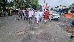 KDMC Potholes : 15 दिवसात खड्डे भरा, अन्यथा तुम्हालाच खड्ड्यात भराव लागेल : MNS MLA Raju Patil