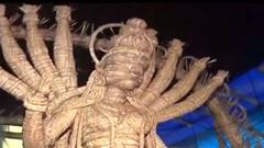 Durga Puja 2021: ‘ভাবনার পুজো’ থিমে এবার সেজে উঠছে টালা পার্ক ১৫ পল্লির মণ্ডপ | Bangla News