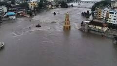नासिक का बारिश से बुरा हाल, ड्रोन कैमरे से ली गईं तबाही की तस्वीरें