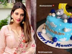 Nusrat Jahan ने मनाया अपने बेटे Yishaan के एक महीने का जश्न, फैंस को केक की फोटो भी दिखाई