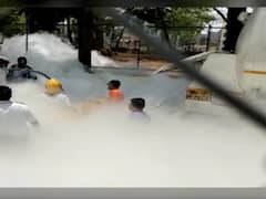 प्रयागराज में सीएनजी लीकेज से इलाके में हड़कंप, मौके पर पुलिस और फायर ब्रिगेड की टीम