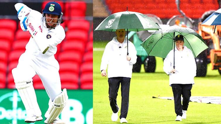 Australia Women Vs India Women Pink Ball Test: Mandhana shines but rain forces early stumps IndW vs AusW Pink Ball Test: পিঙ্ক বল টেস্টে প্রথম দিনে তাল কাটল বৃষ্টি, শতরানের পথে স্মৃতি